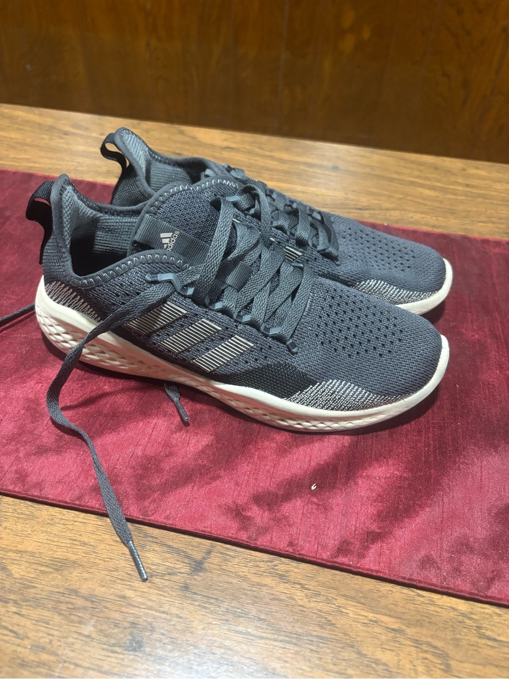 adidas Women’s Athletic Running Shoes - Black and White